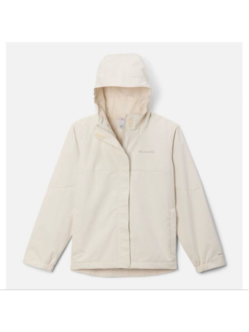 Columbia Girls Hikebound II Jacket XXS 4/5 Chalk NWT - Picture 2 of 6